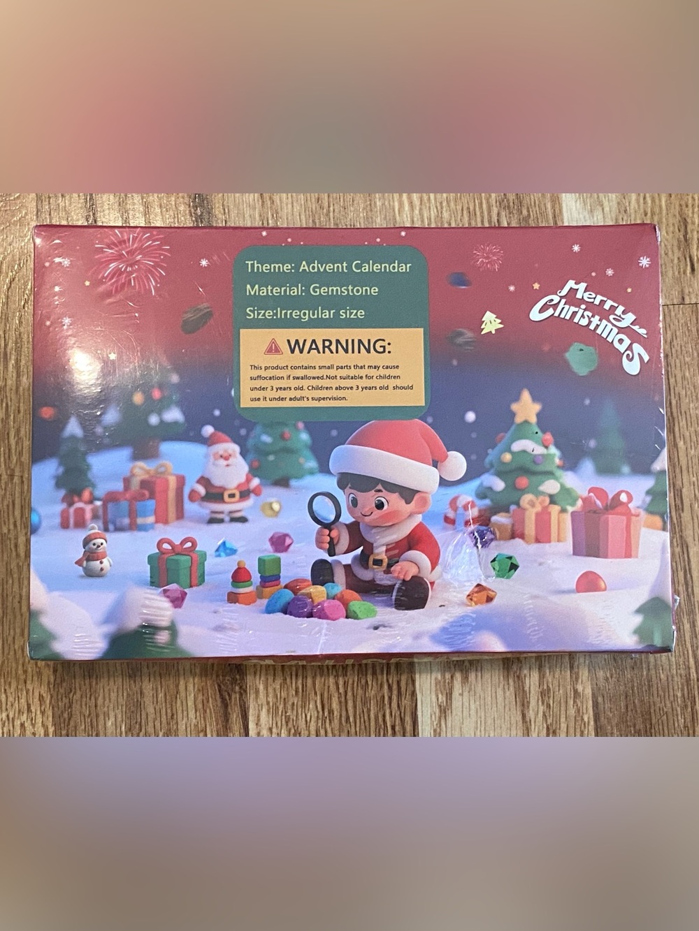 Christmas Crystal Advent Calendar, 24-Day New
